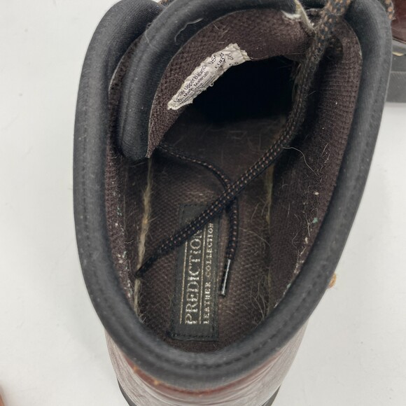 PREDICTIONS Leather Collection Dark Brown Chukka Boots Booties Size 8 - Picture 9 of 9